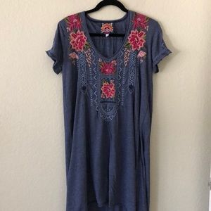 Johnny Was Embroidered Dress